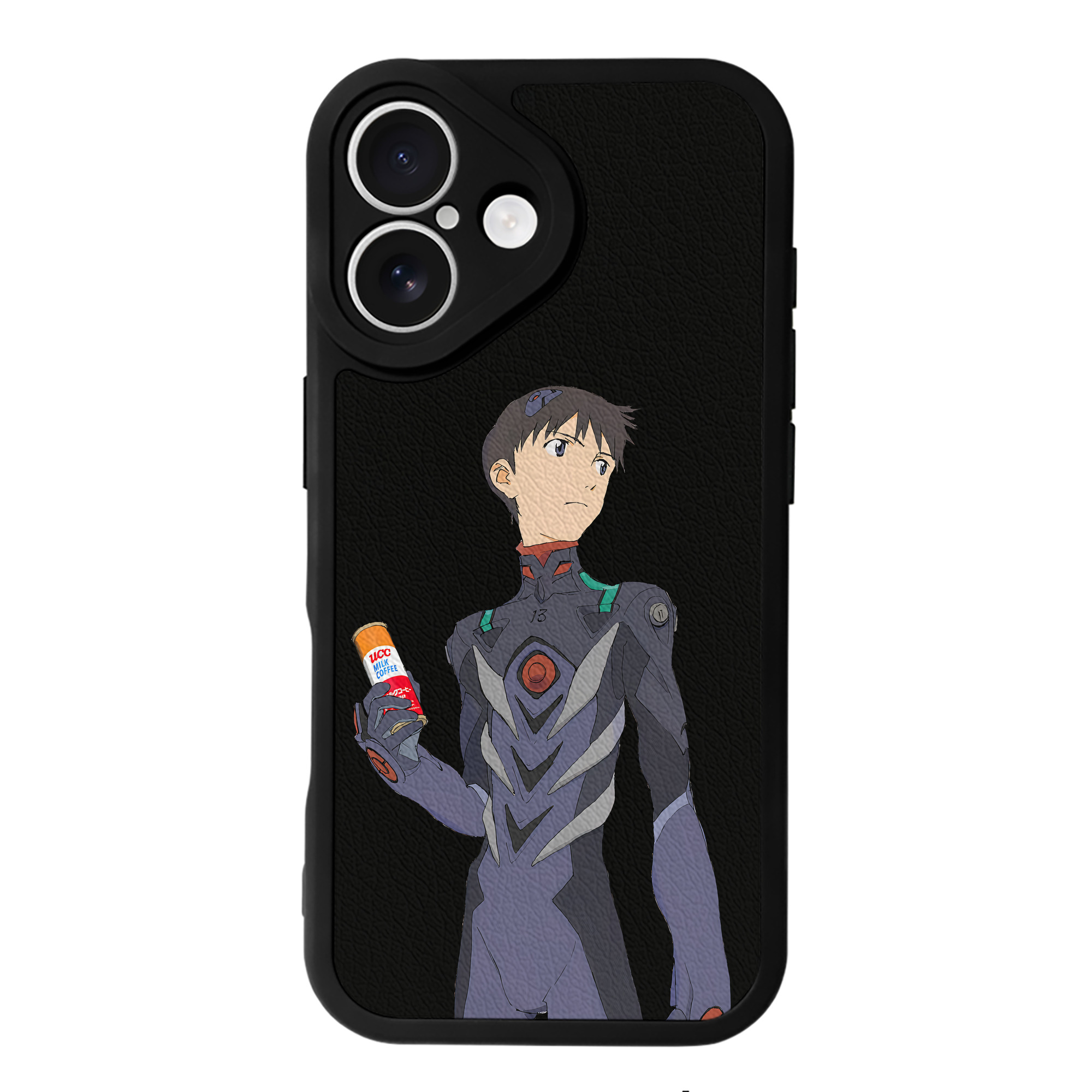 （画像用） EVA 新世紀エヴァンゲリオン 【iPhone 16シリーズ対応】シリコンスマホケース（レザー調） 材質：シリコン